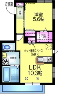 Park Heim パークハイム【1階】の間取り