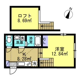 Posh Yokote【1階】の間取り