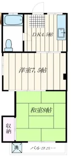 マンション美和(内見可能)【2階】の間取り