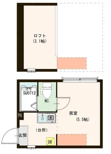 オーサムソフィア【1階】の間取り
