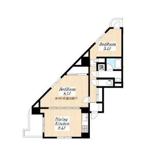 レジデンス清末III【2階】の間取り