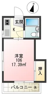 エーデルワイス【1階】の間取り