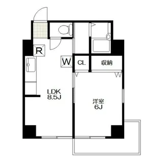 第一東京園マンション【3階】の間取り