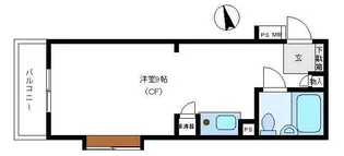 日興パレス江古田【2階】の間取り