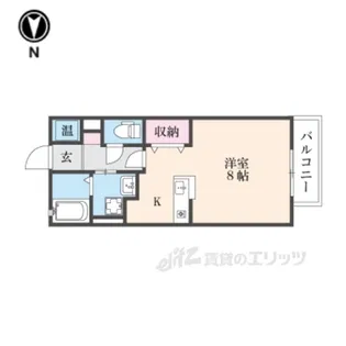 ミエパレス2【1階】の間取り