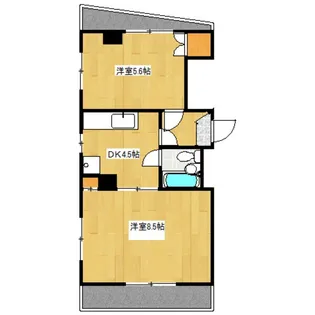 DRホームズ祐天寺【2階】の間取り