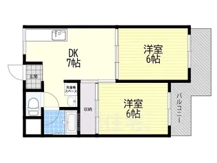 マルエス牧野駅前グランドビル【4階】の間取り