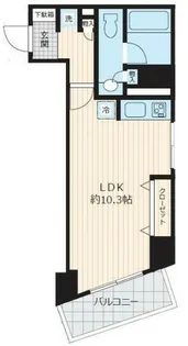 ロワジール三軒茶屋【6階】の間取り