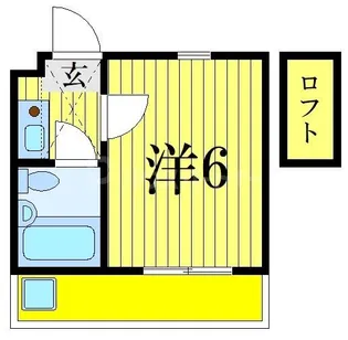 ジュネパレス市川第21【1階】の間取り