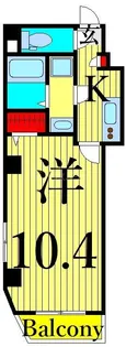 ブランクレール浅草【4階】の間取り