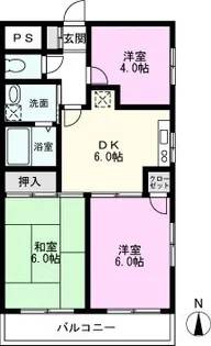 アネックスタナカ【3階】の間取り