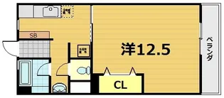 ヤマブハイツ【3階】の間取り