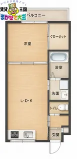 MODERN PALAZZOレイール【2階】の間取り
