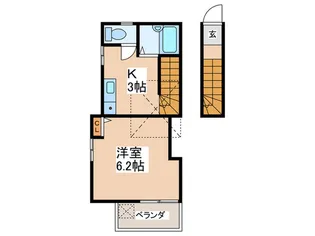 コルツ中山【2階】の間取り