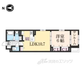 フィオーレ【1階】の間取り