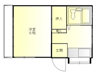 みなもと荘【1階】の間取り