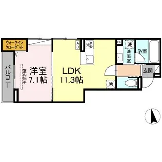 スリジエ【2階】の間取り