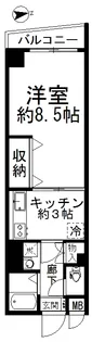 マーレ大井【2階】の間取り