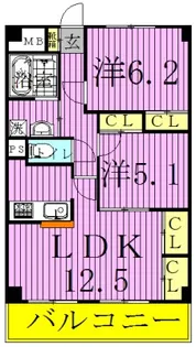 フォーレスト北綾瀬1【3階】の間取り