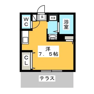 エクリプス練馬【1階】の間取り