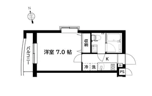 ラ・フローラ武蔵野VII【2階】の間取り