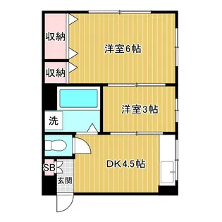 椿ビル【5階】の間取り