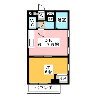 コンフォートピア朋友【2階】の間取り