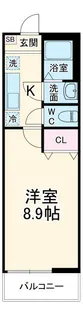 オークウェル宮原【2階】の間取り
