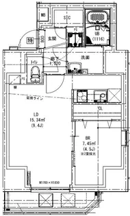 GENOVIA浅草VIII【2階】の間取り