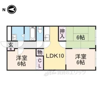 ラ・セゾン【1階】の間取り
