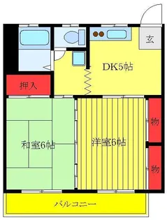 ツカサハイツ【2階】の間取り