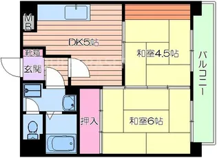 グラン・ピア京橋【4階】の間取り