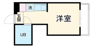 能見台マンション【4階】の間取り