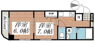 TA第三メゾン【4階】の間取り