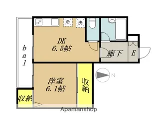 K・FLAT【1階】の間取り