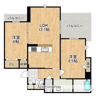 フロマージュ宮前【2階】の間取り
