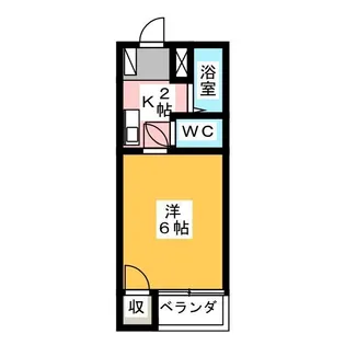 Love Wing白鳥【2階】の間取り