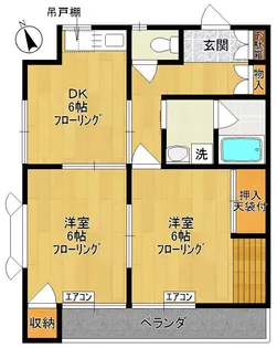 メゾン桃山【2階】の間取り