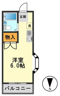 ガーデンシティ21【2階】の間取り