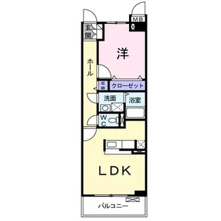 ロイヤル・レジデンス弐番館【1階】の間取り