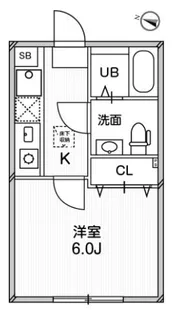 ルクール平和台【1階】の間取り