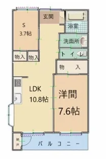 フィネス葛島【1階】の間取り