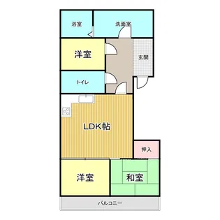 プチメゾンK【4階】の間取り