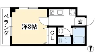 メゾンジュネス【4階】の間取り