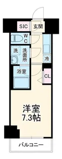 メインステージ横濱伊勢佐木III【5階】の間取り