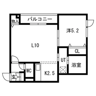 knowledge北光【1階】の間取り