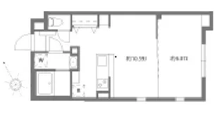 セレヌコート大山【4階】の間取り