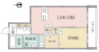 (シニア限定)ヘーベルヴィレッジお花茶屋~たからまちVillage~【2階】の間取り