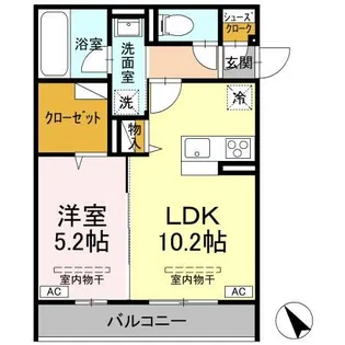 D-Luminare B【2階】の間取り
