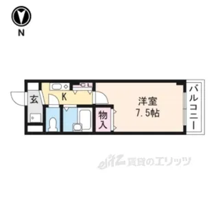 アイリスウエスト【3階】の間取り
